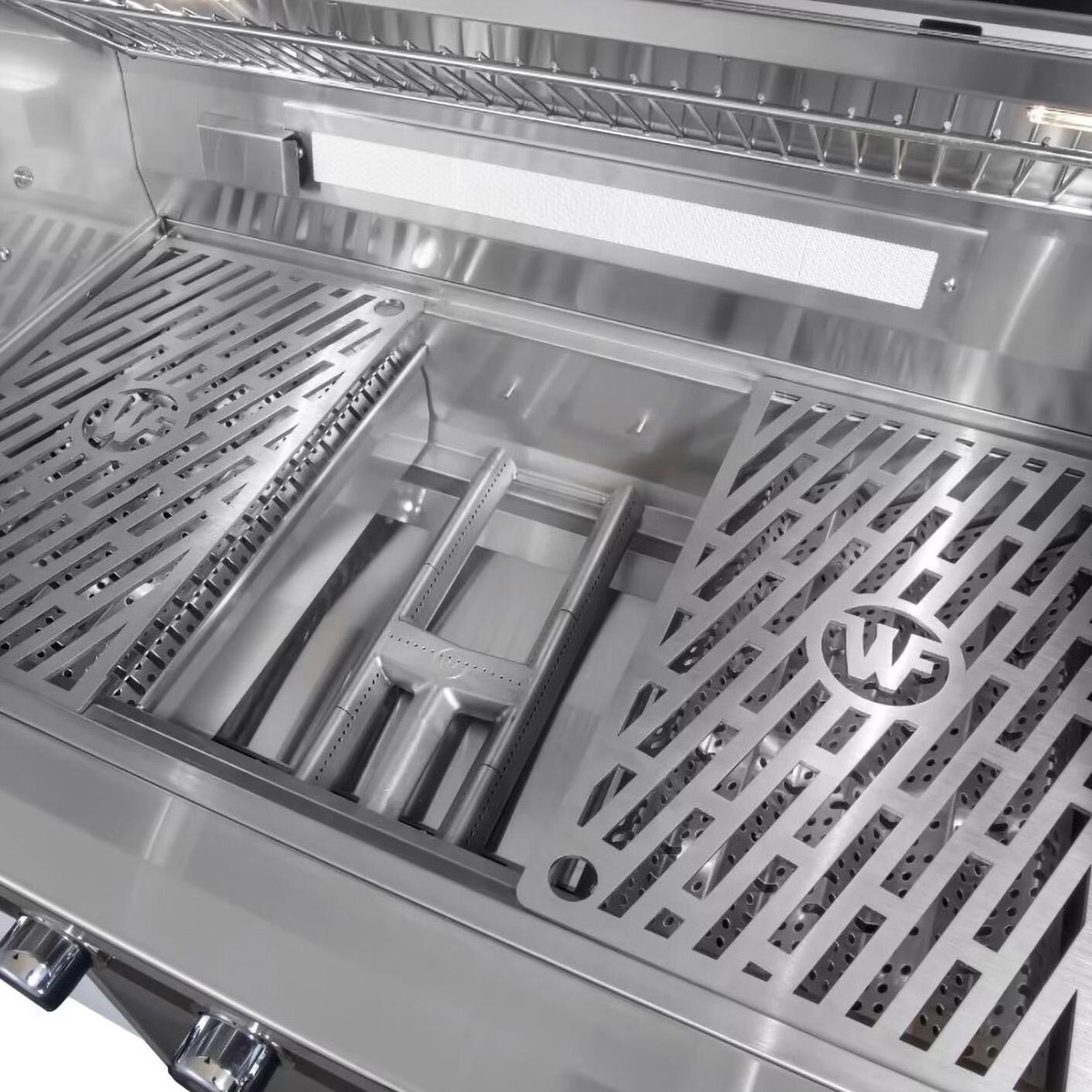 Wildfire WF-PRO30GRD-RH-NG 30 Inch Griddle Outdoor Kitchen Package w/Power Burner & 15 Inch Outdoor Rated Refrigerator - Burner and Grates thumbnail