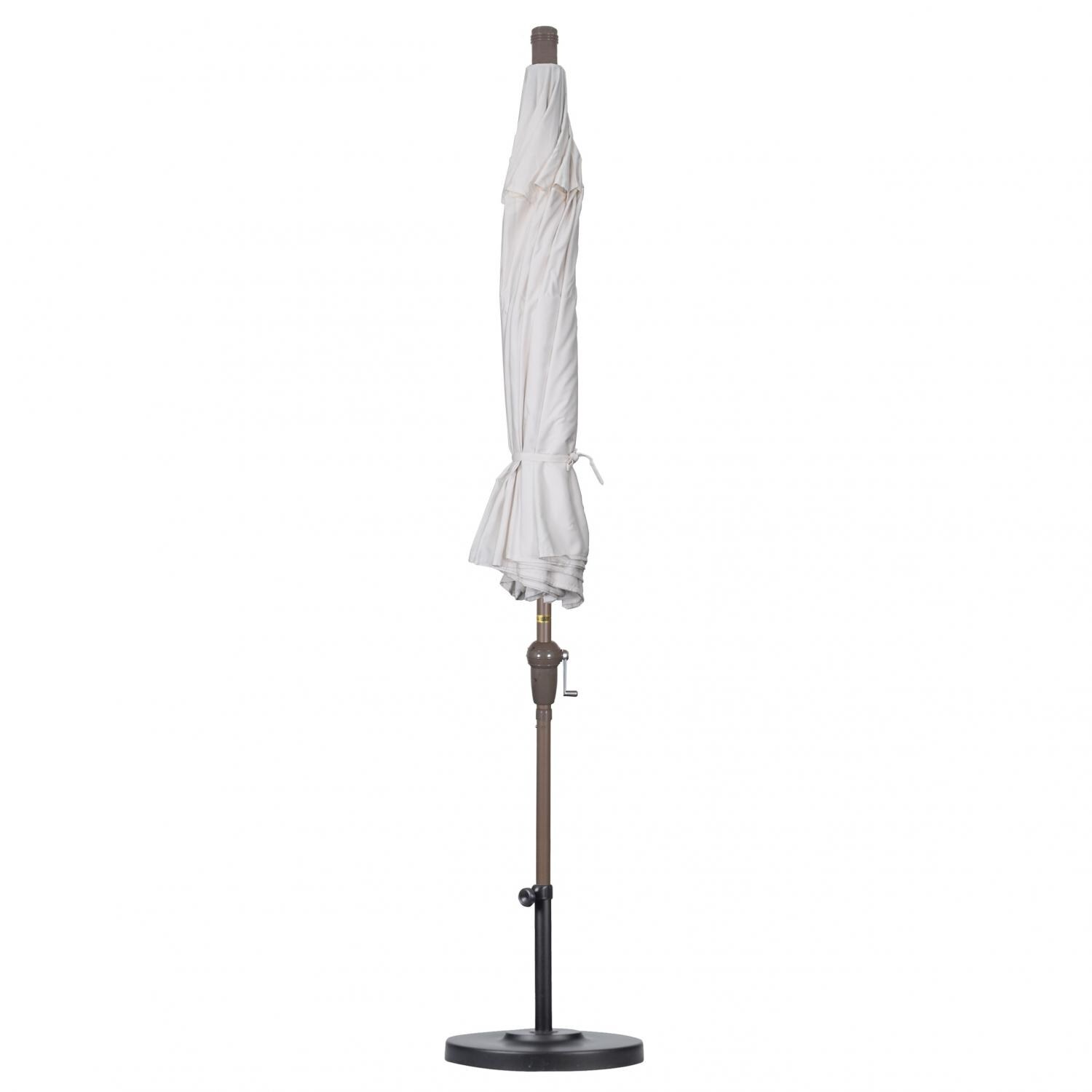 California Umbrella Sunset Series 9 Ft Octagonal Aluminum Auto Tilt Patio Umbrella W/ Crank Lift - Closed (Base Not Included) thumbnail