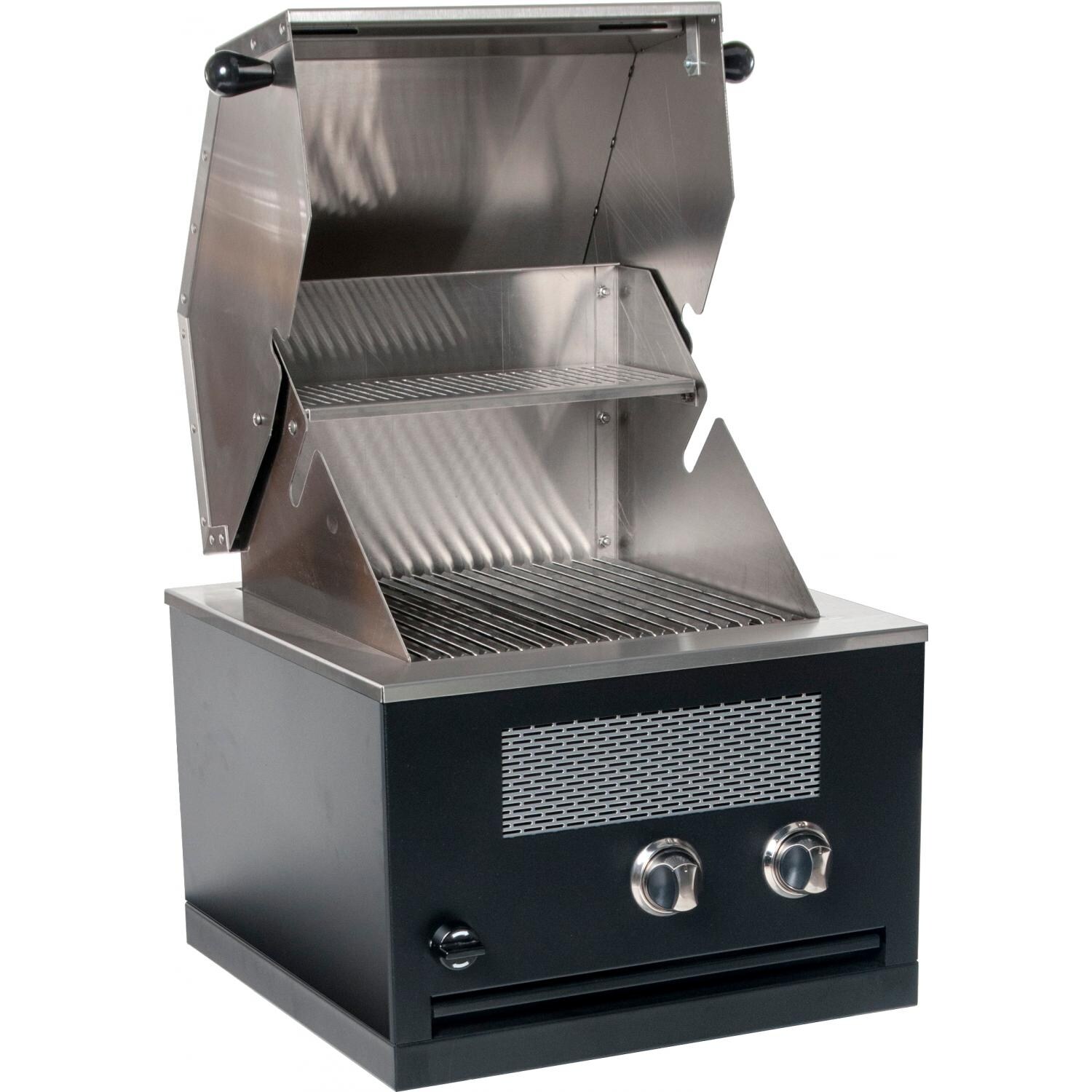 Golden Blount Elite I All Infrared Built-In Propane Gas Grill - Open thumbnail