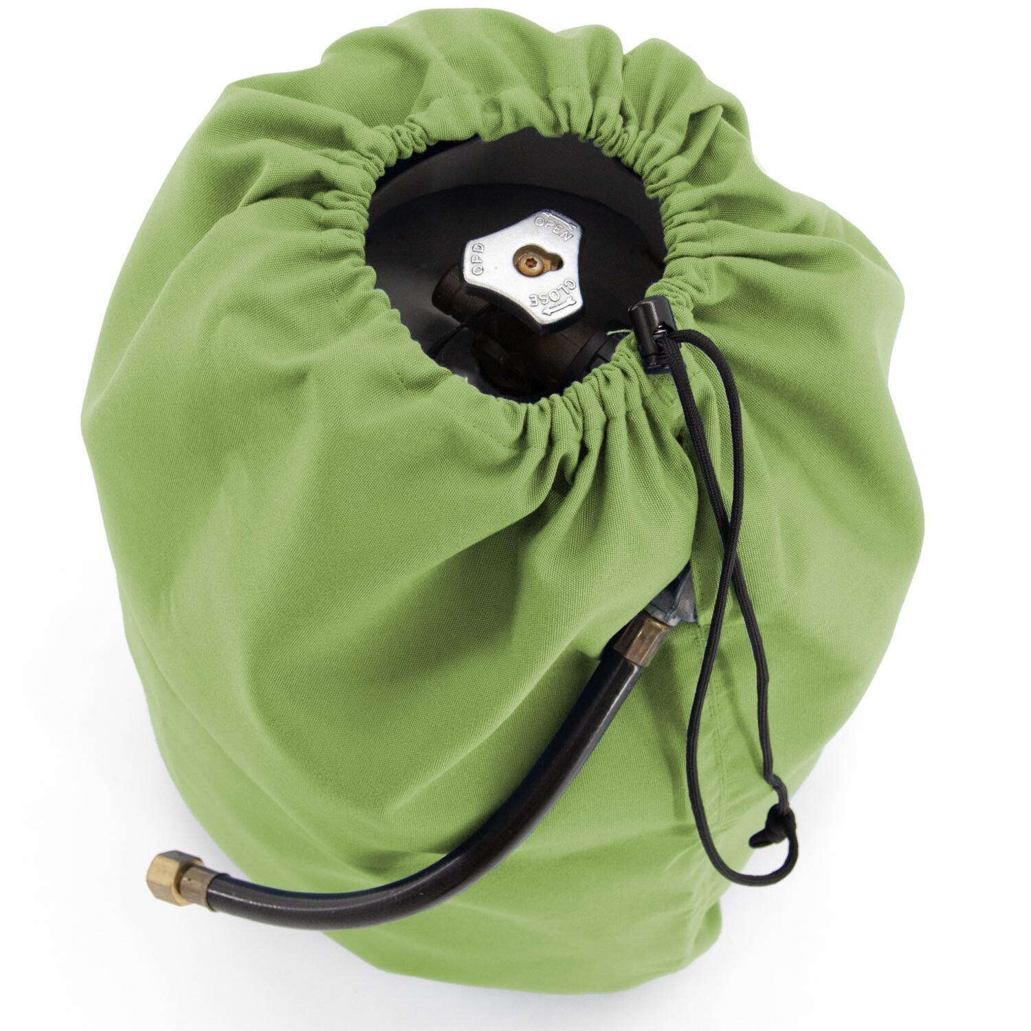 Signature Series Propane Tank Cover by BBQGuys - In Use Above thumbnail