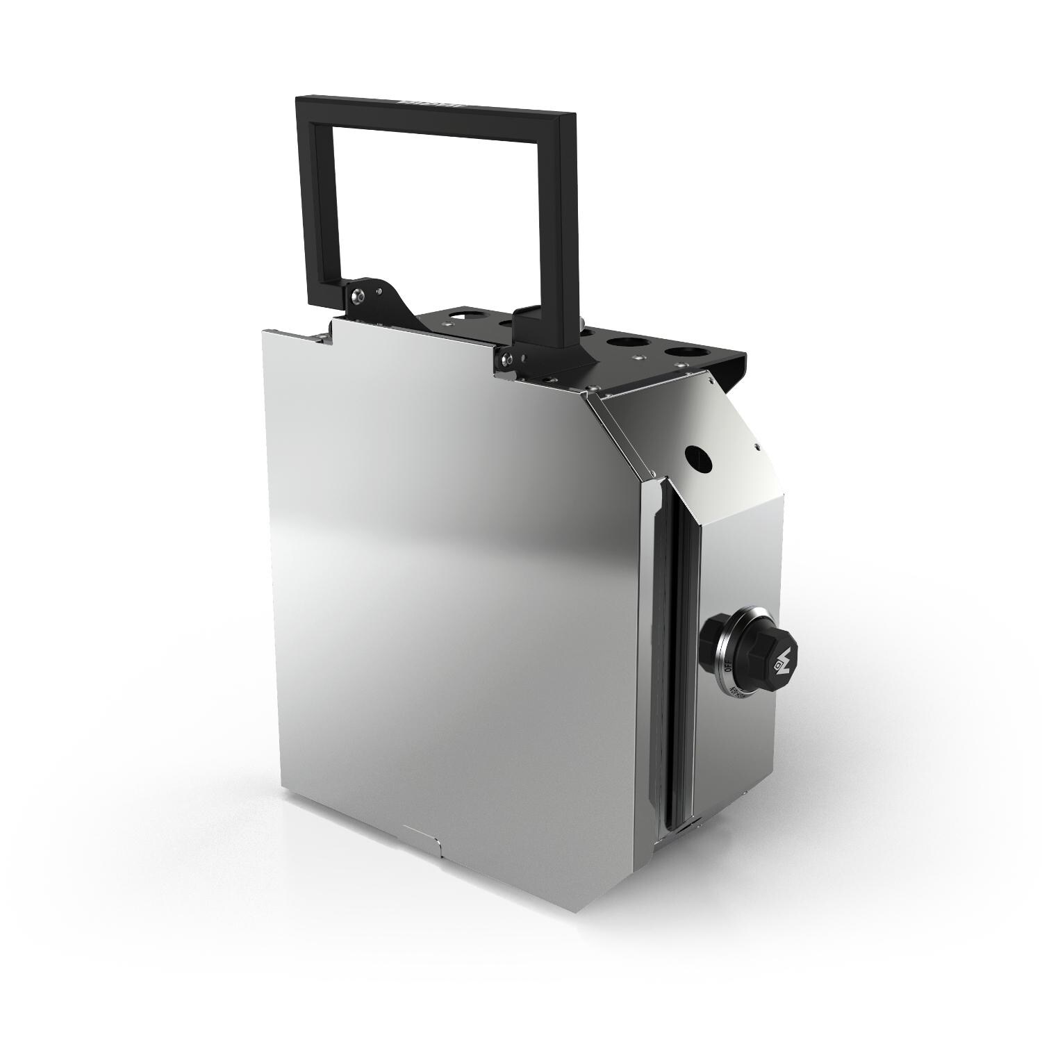 Magma CO10-101-M Crossover Marine Single Burner Firebox Outdoor Cooker - Shelf Support Is Also Handle thumbnail