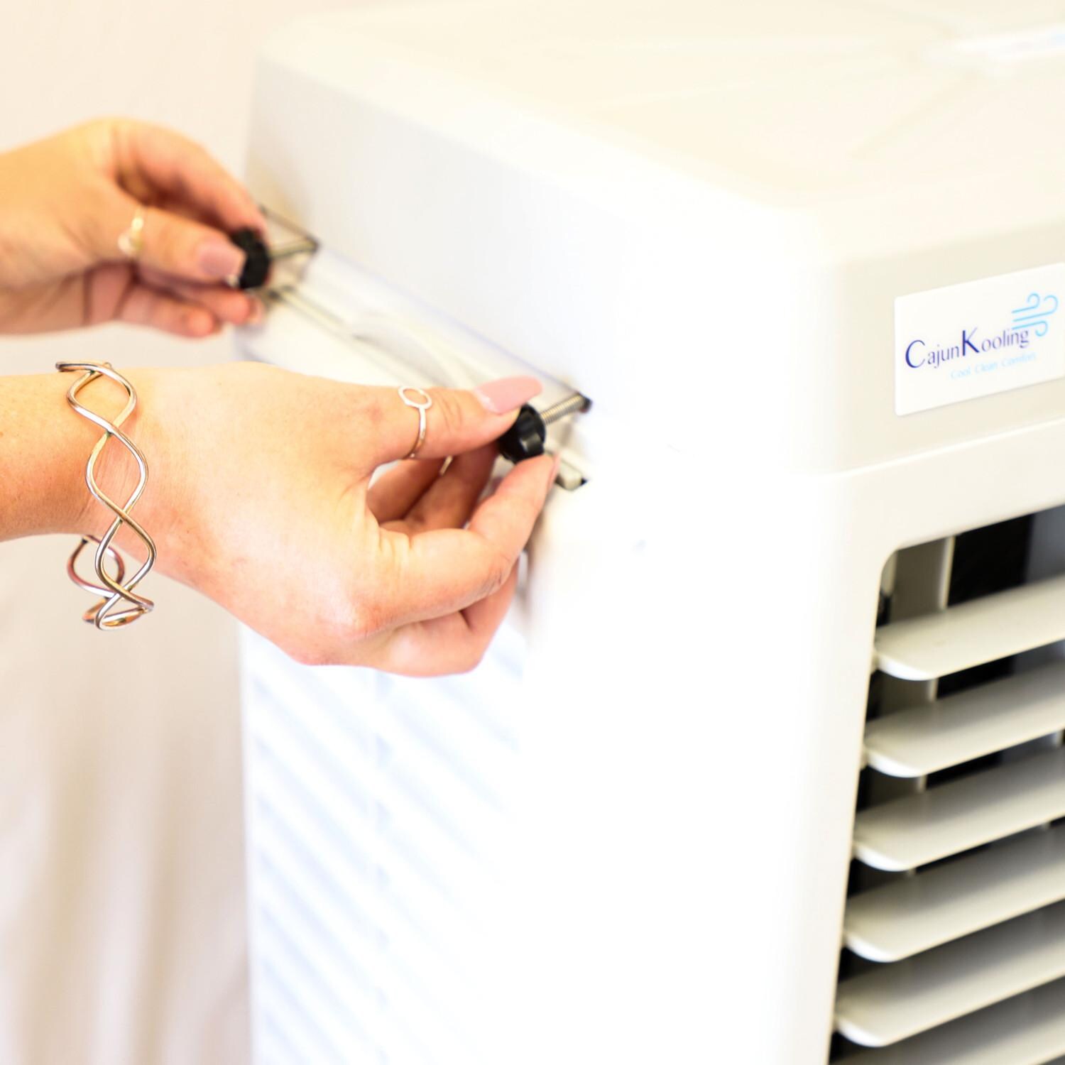 Cajun Kooling CK3000-S Portable Air Cooler - Unlocking Side thumbnail