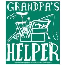 Grandpas Helper Apron And Chef Hat - Child Size image