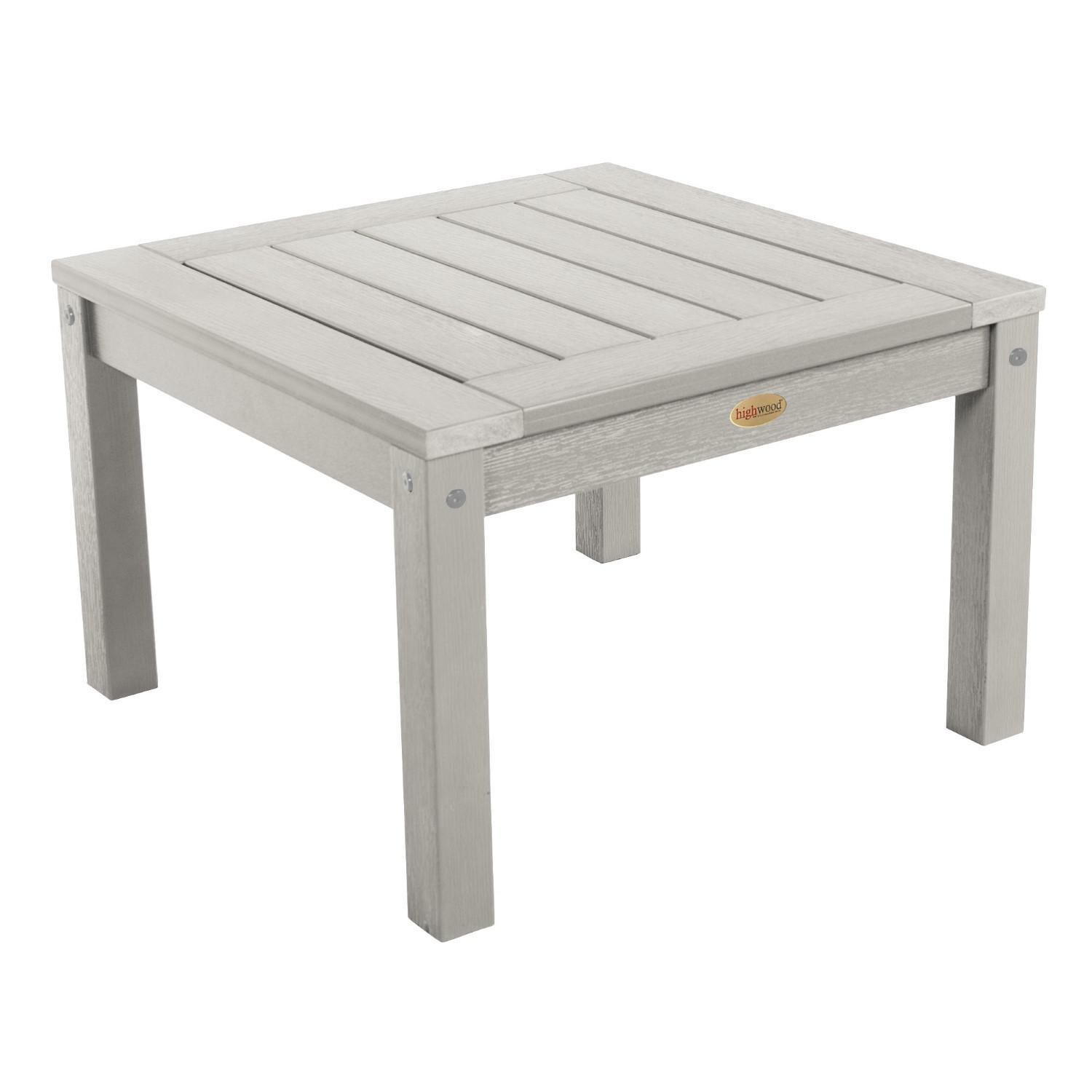 Lakeview Adirondack Side Table - Harbor Gray - On White thumbnail