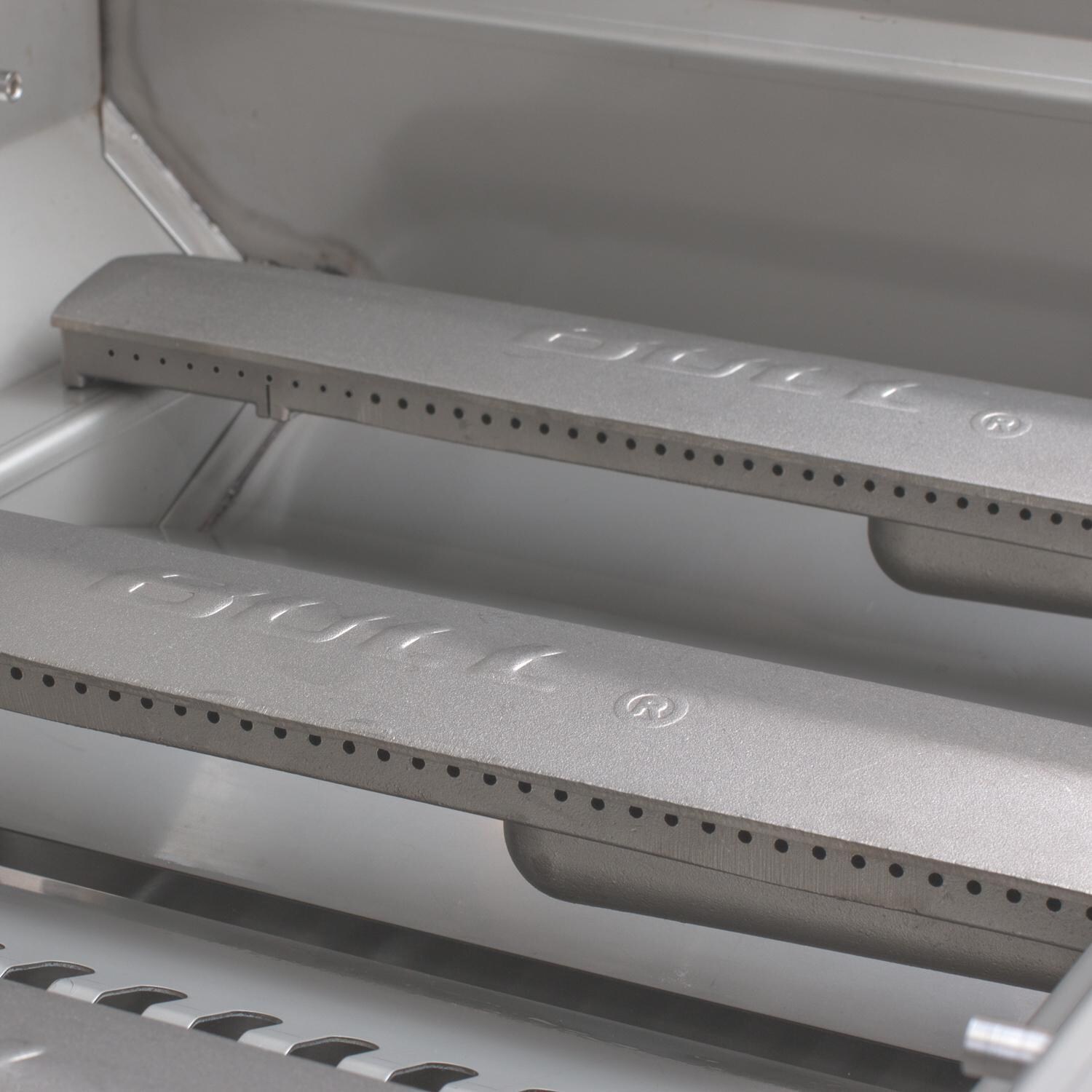 Bull 55000 Brahma 38-in 5-Burner Propane Gas Grill Cart - Cast Stainless Steel Burners - Detail thumbnail