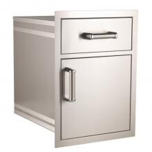 Fire Magic Premium Flush 17-Inch Pantry / Access Drawer Combo - 54018S image