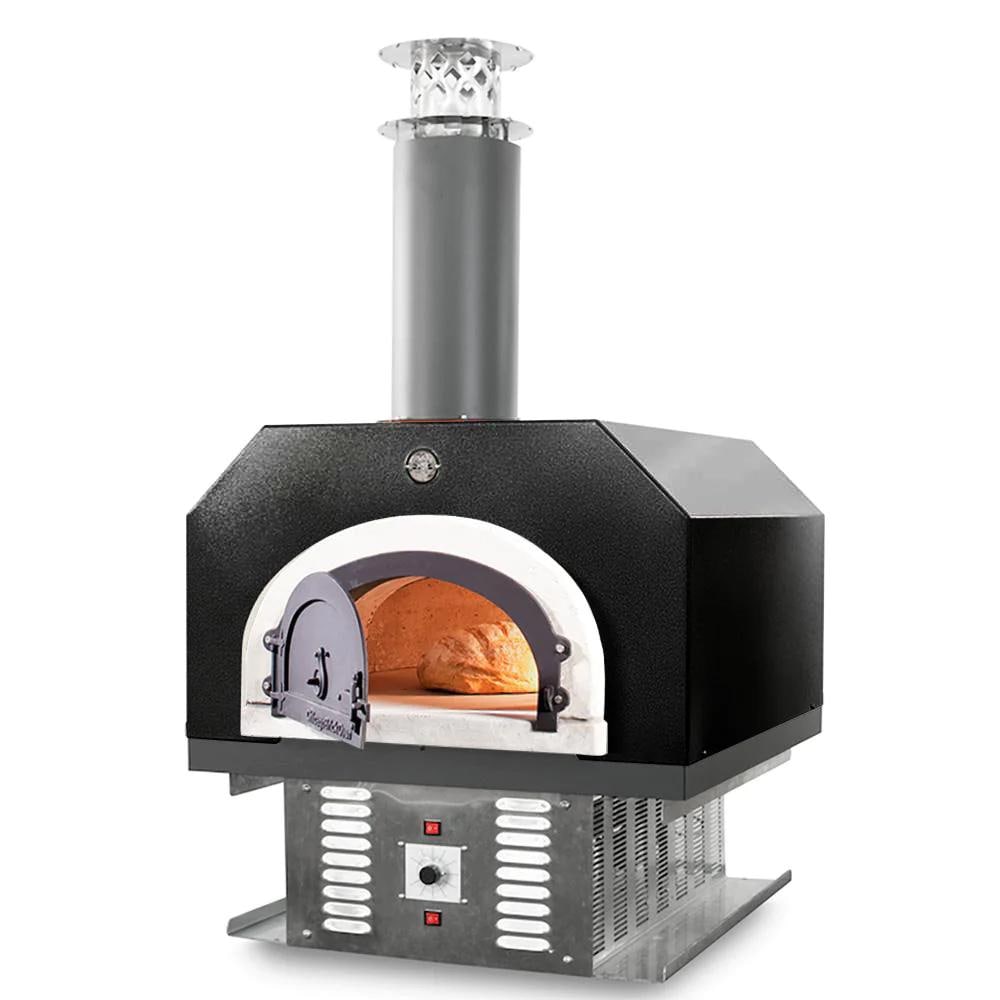 Chicago Brick Oven CBO-O-CT-750-HYB-NG-SB-C-3K Hybrid Countertop Commercial Pizza Oven - Natural Gas - Solar Black - White Background thumbnail