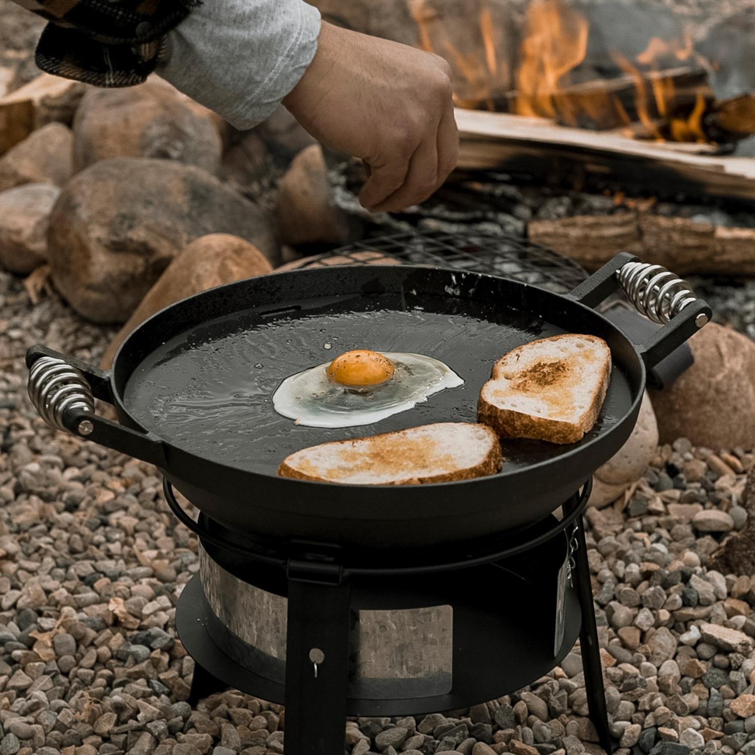 Barebones Living CKW-312 All-In-One Cast Iron Grill - Lifestyle thumbnail