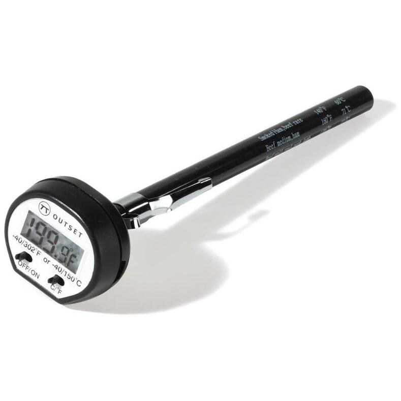 Outset Instant-Read 6-Inch Digital Thermometer - With Protective Sleeve thumbnail