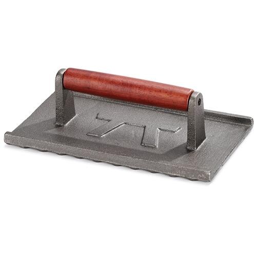 Outset Cast Iron Grill Press Rectangular BBQGuys