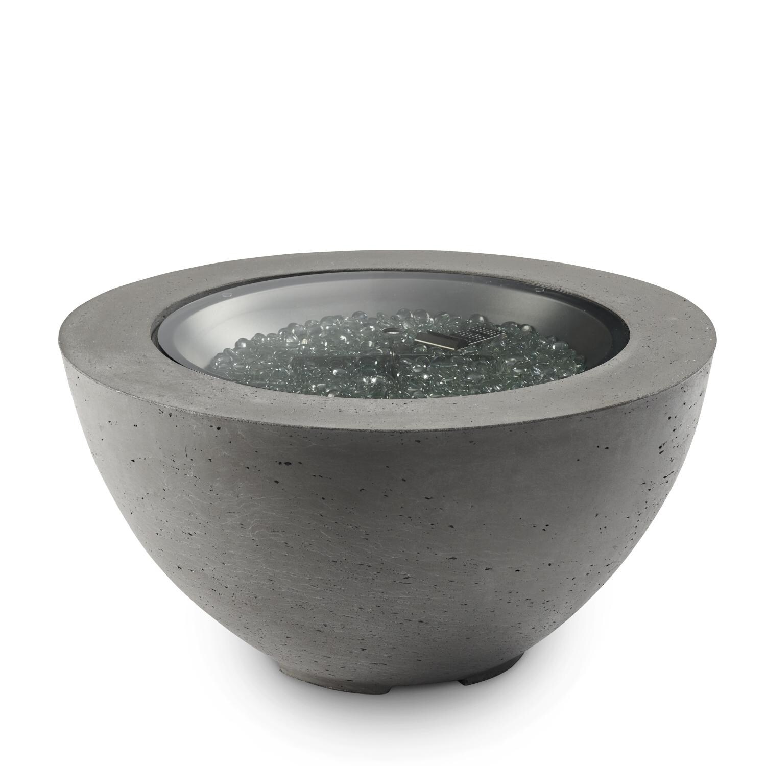 The Outdoor GreatRoom Company CV-20MM-NG Cove 29-Inch Round Natural Gas Fire Pit Bowl w/ 20-Inch Crystal Fire Burner - Cover thumbnail