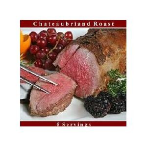 Premium Angus Beef 1 (2 Lb.) Chateaubriand Tenderloin Roast By