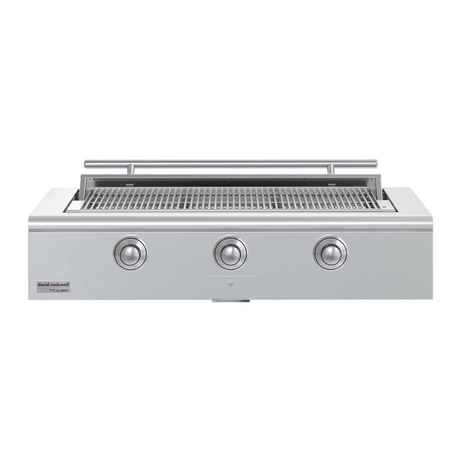 Caliber CRG-48BN00-A 48-in Natural Gas Built-In Rockwell Grill - White Background thumbnail