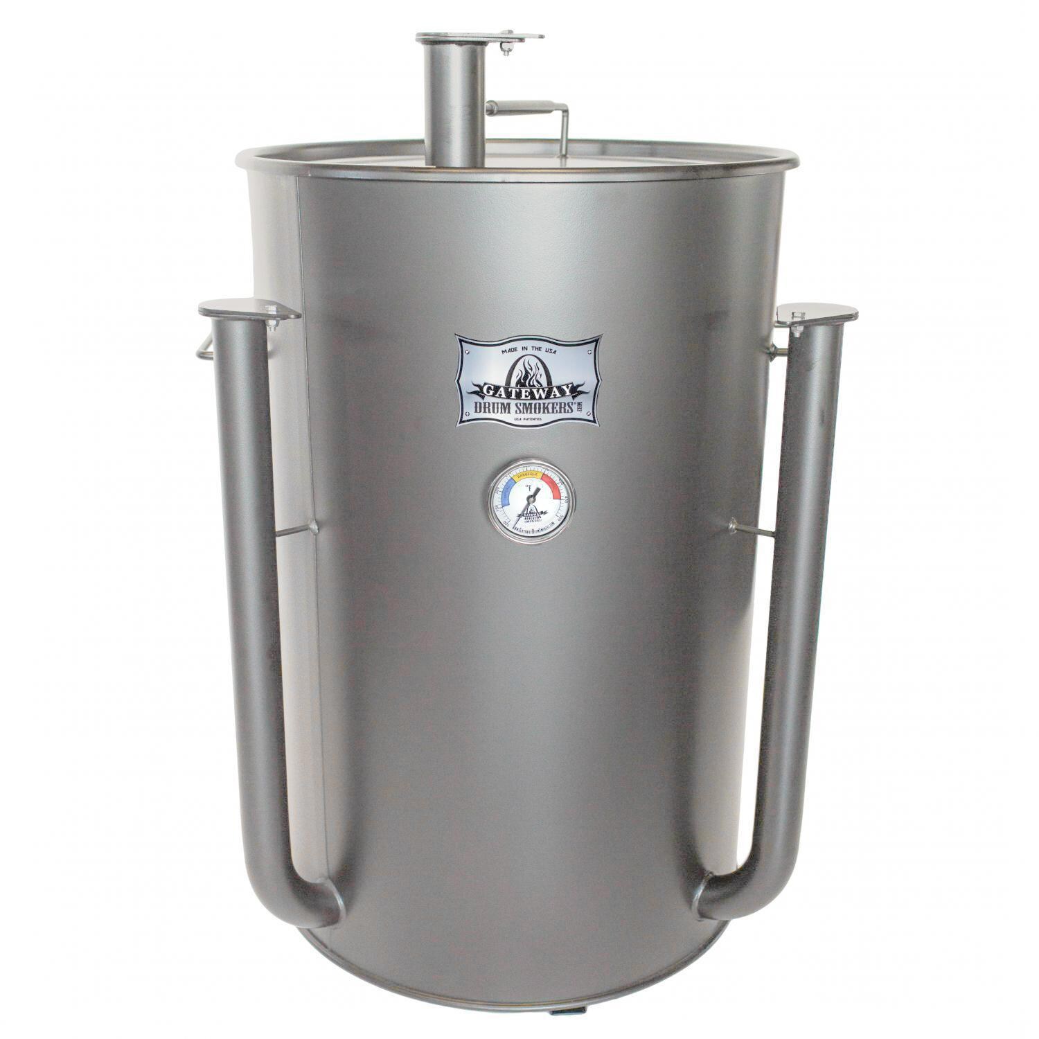 Gateway Drum Smokers 55 Gallon Charcoal BBQ Smoker - Matte Charcoal - 559FC Gateway Drum Smokers 55 Gallon Charcoal BBQ Smoker - Matte Charcoal - 559FC