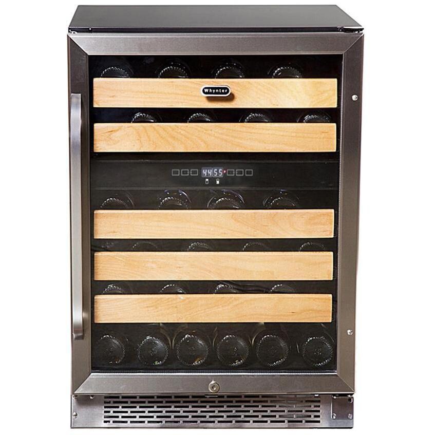 Whynter 46 Bottle Dual Temperature Zone Built In Wine Refrigerator thumbnail