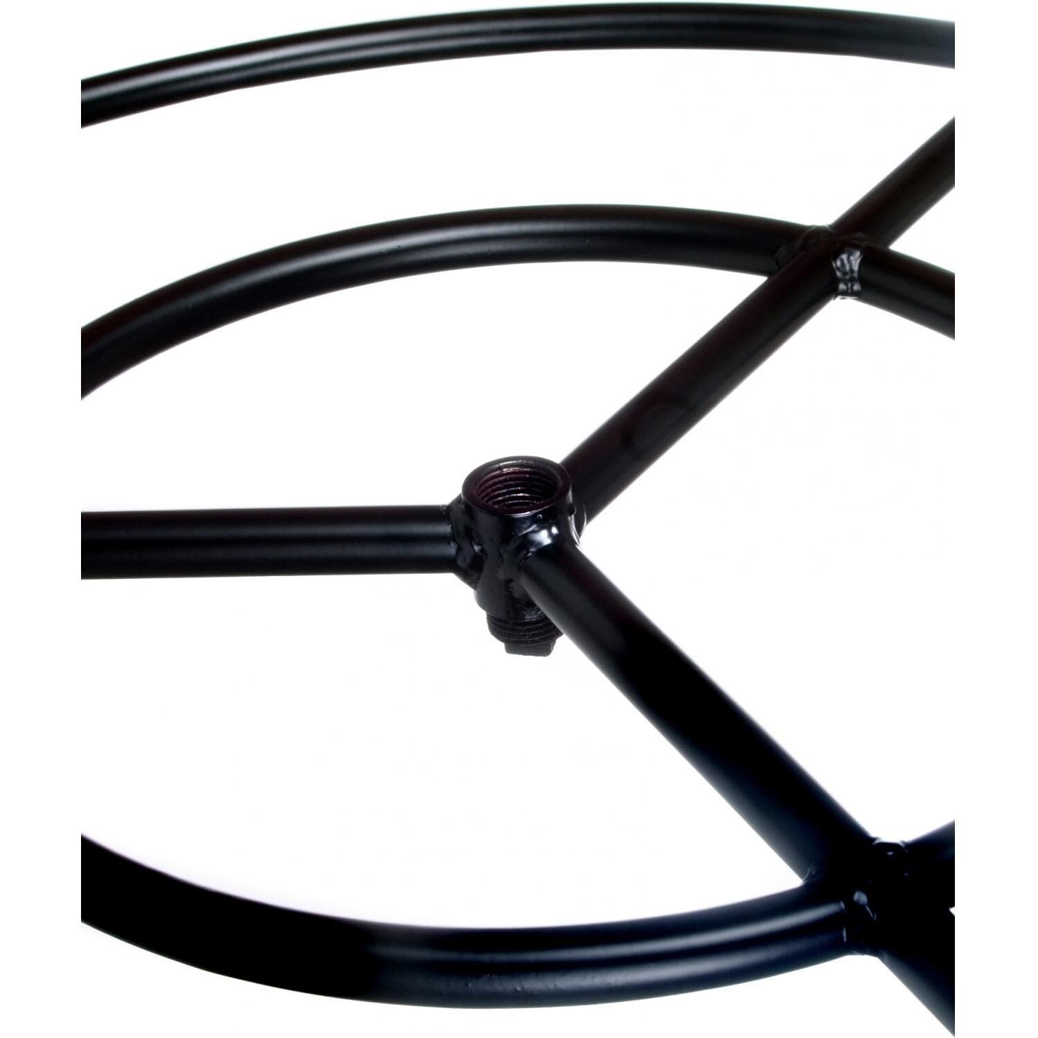 Alpine Flame 24-Inch Round Double Natural Gas Fire Pit Ring Burner - Gas Connection thumbnail