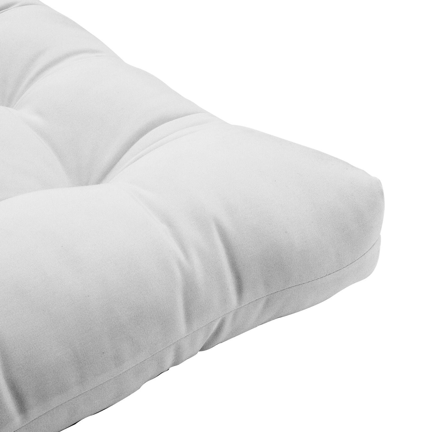 Sunbrella Canvas Natural Long Outdoor Replacement Chaise Lounge Cushion By UltimatePatio.com - Corner Detail thumbnail