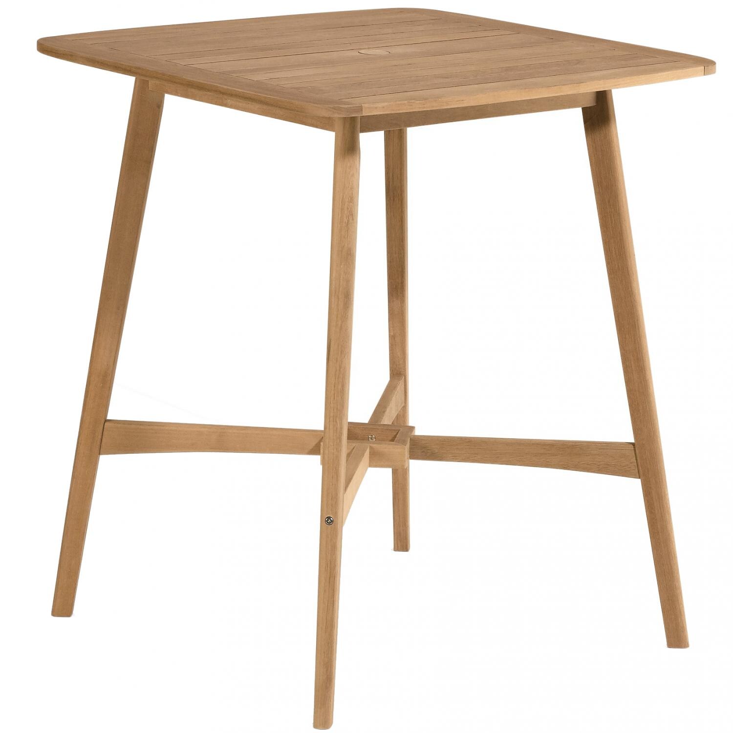 Islay Natural Shorea Patio Bar Table By Oxford Garden thumbnail