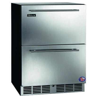 Perlick C-Series 5.2 Cu. Ft. Built-In Refrigerator Drawers - Stainless Steel - HC24RB-3-5