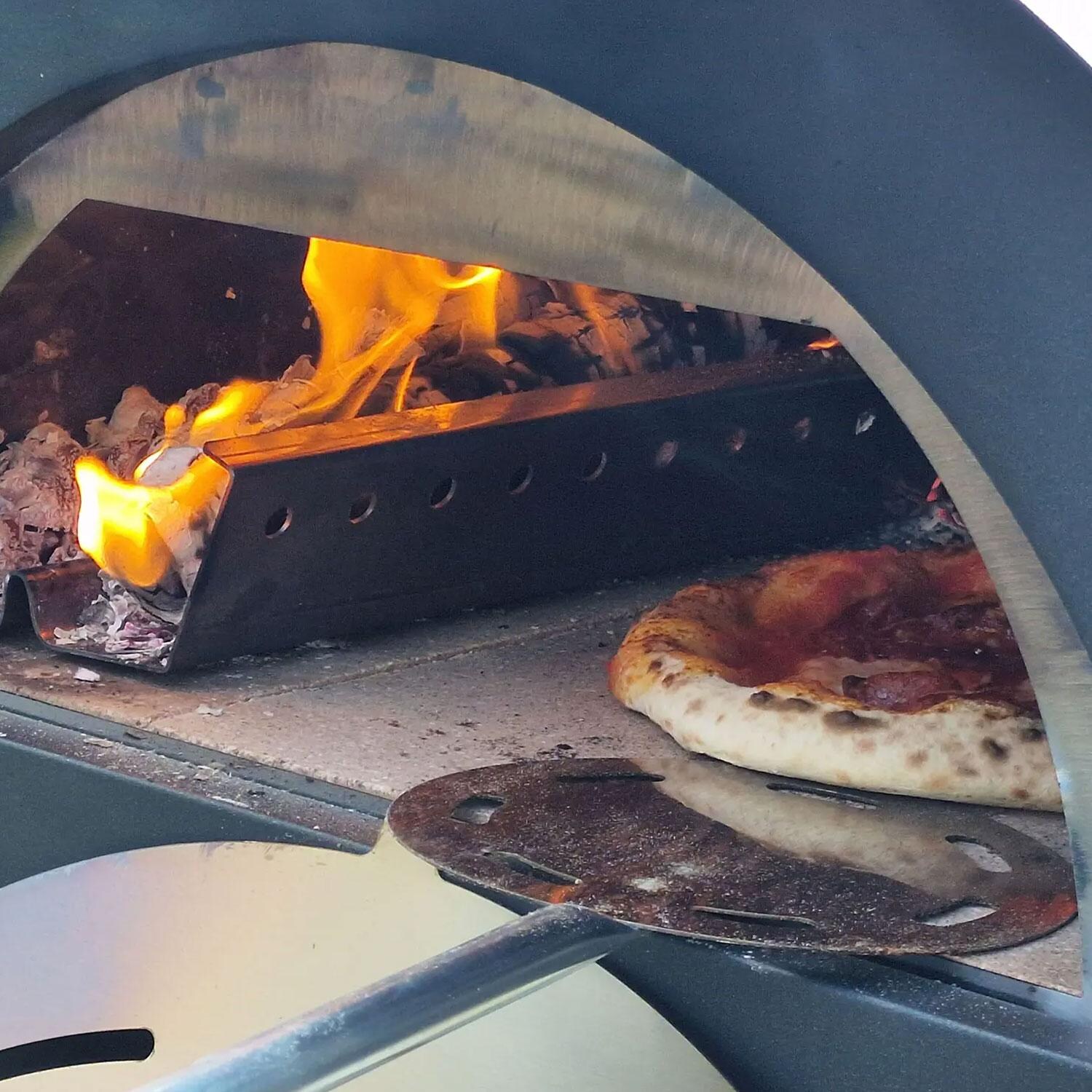 XO Appliance XOPIZZA1CA PIZZA1 Countertop Wood-Fired Pizza Oven in Carbona - Wood Burning for Baking - Lifestyle thumbnail