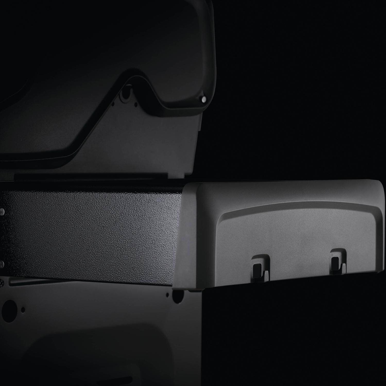 Napoleon RXT425SIBPK-1 Rogue XT 425 Propane Gas Grill with Infrared Side Burner - Black - Side Shelf With Tool Hooks thumbnail