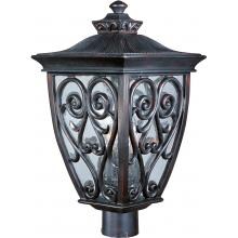 Maxim Newbury VX Three Light 21-Inch Outdoor Post Light - Oriental Bronze - 40120CDOB image