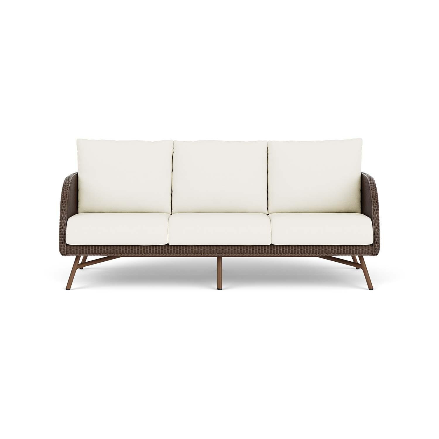 Essence Lloyd Loom Sofa in Bark/Sailcloth Salt by Lloyd Flanders