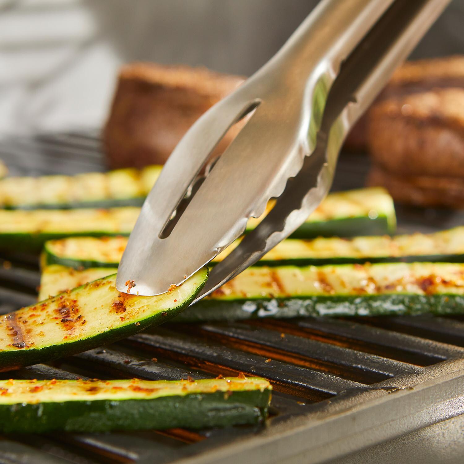 Weber 6768 Precision Grill Tongs - Grilling Veggies thumbnail