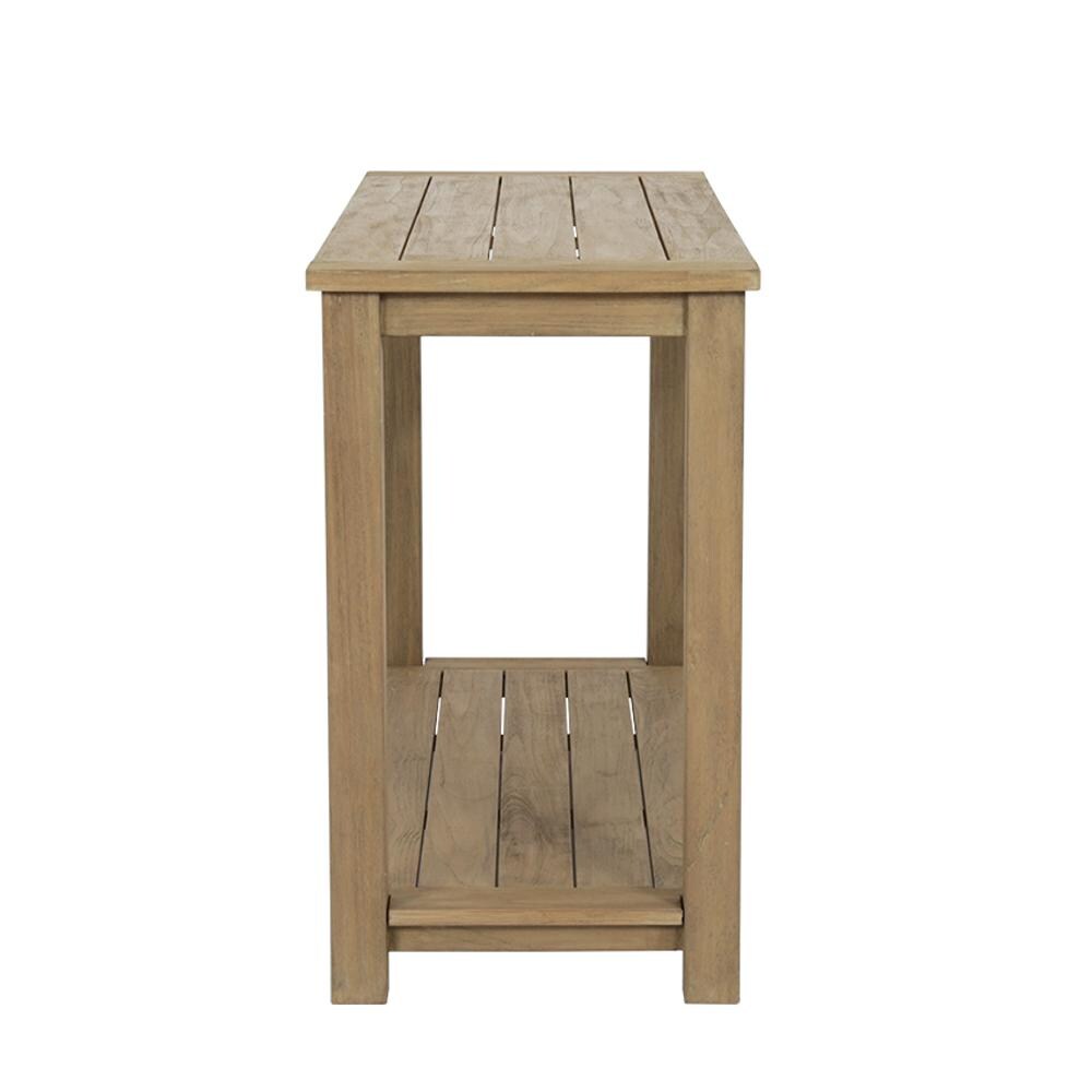 Sunset West - 5501-ST - Coastal Teak 50 X 18 Inch Rectangular Teak Patio Sofa Table - Short Side thumbnail