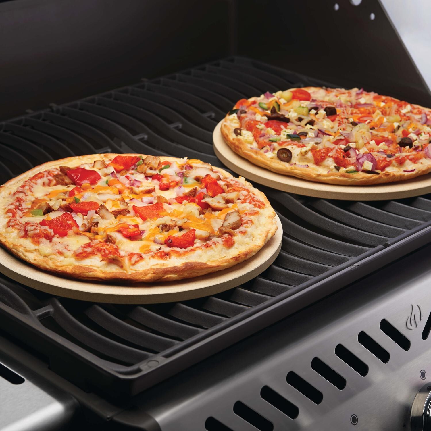 Napoleon Pizza Pro Bundle - Pizza Stone Set of 2 - Pizzas on Stone - Lifestyle thumbnail