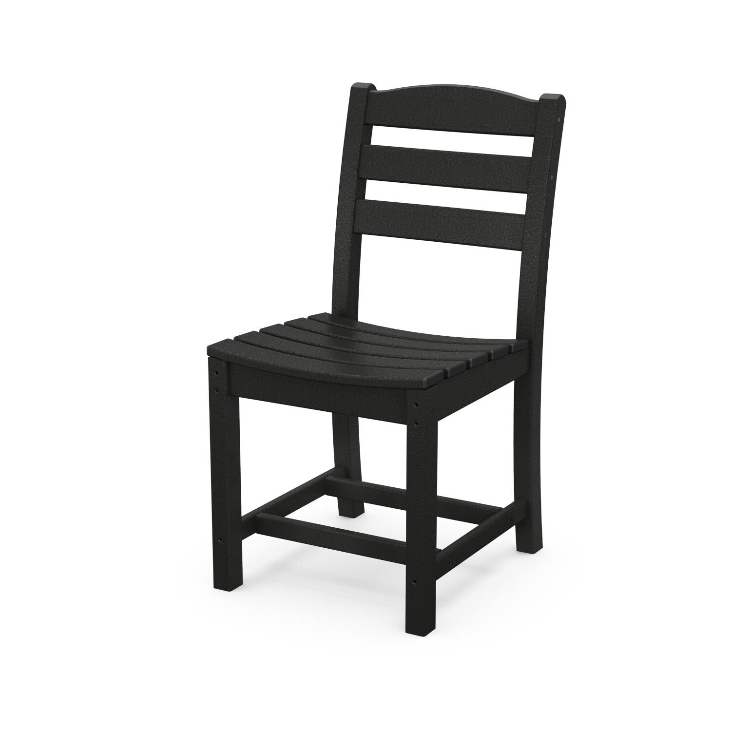 POLYWOOD La Casa Cafe Black 7 Piece Farmhouse Trestle Dining Set - Side Chair thumbnail
