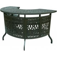 Darlee Elisabeth Cast Aluminum Patio Party Bar image