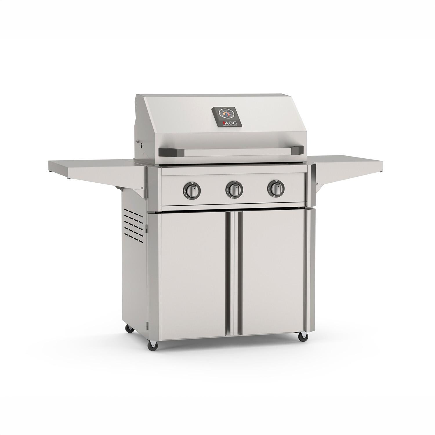 American Outdoor Grill T-Series 30-in 3-Burner Natural Gas Grill on Cart
