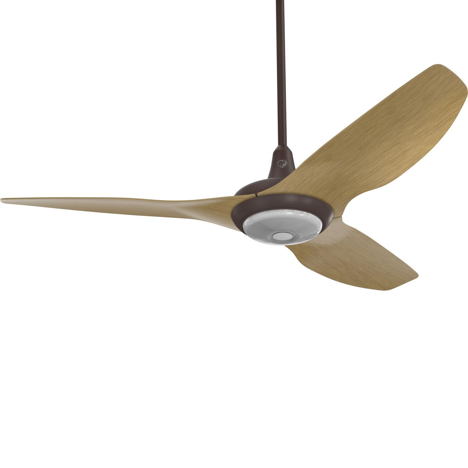 Big Ass Fans MK-HK4-042506A471F504G10I32S2 52-Inch Haiku Ceiling Fan Damp Universal Mount W/32-Inch Downrod & Downlight Oil Rubbed Bronze/Caramel Wood Grain thumbnail