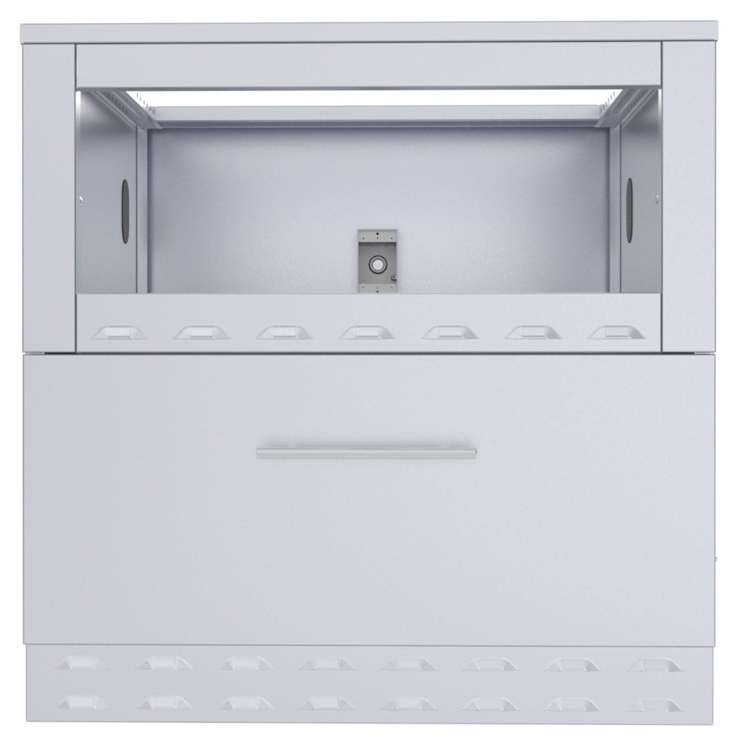 Sunstone Grills SAC34SWC 34-in Single Warming Drawer Cabinet - Front View - White Background thumbnail
