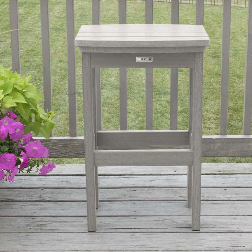 Hart Lane Polyresin Bar Stool in Harbor Gray By Lakeview Outdoor Designs - Lifestyle thumbnail