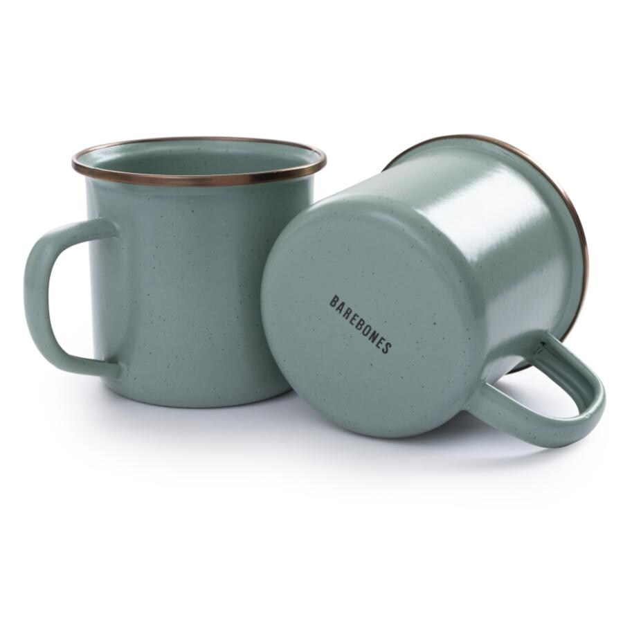 Barebones Living BND-1340 Enamel Dining Set - 16pc - Mint - Mugs thumbnail