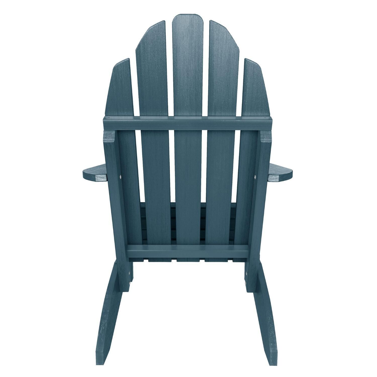Lakeview The Charmville Adirondack Chair - Nantucket Blue - Back thumbnail