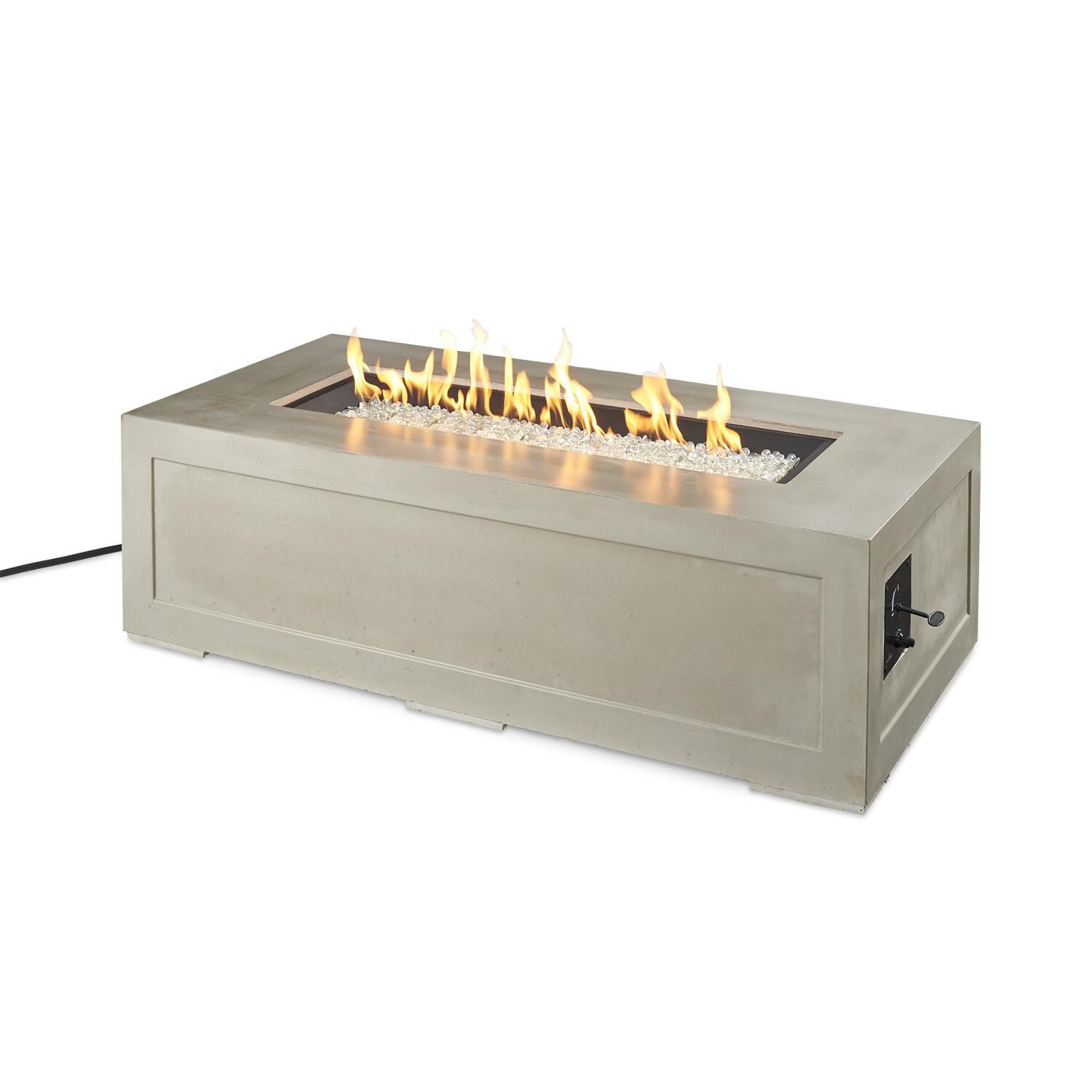 The Outdoor GreatRoom Company Cove Linear Gas Fire Pit Table - Flame thumbnail