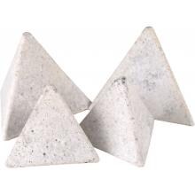 Peterson Real Fyre Decorative Geo Shapes Ivory 3-Sided Tetra Set - Set Of 4 image
