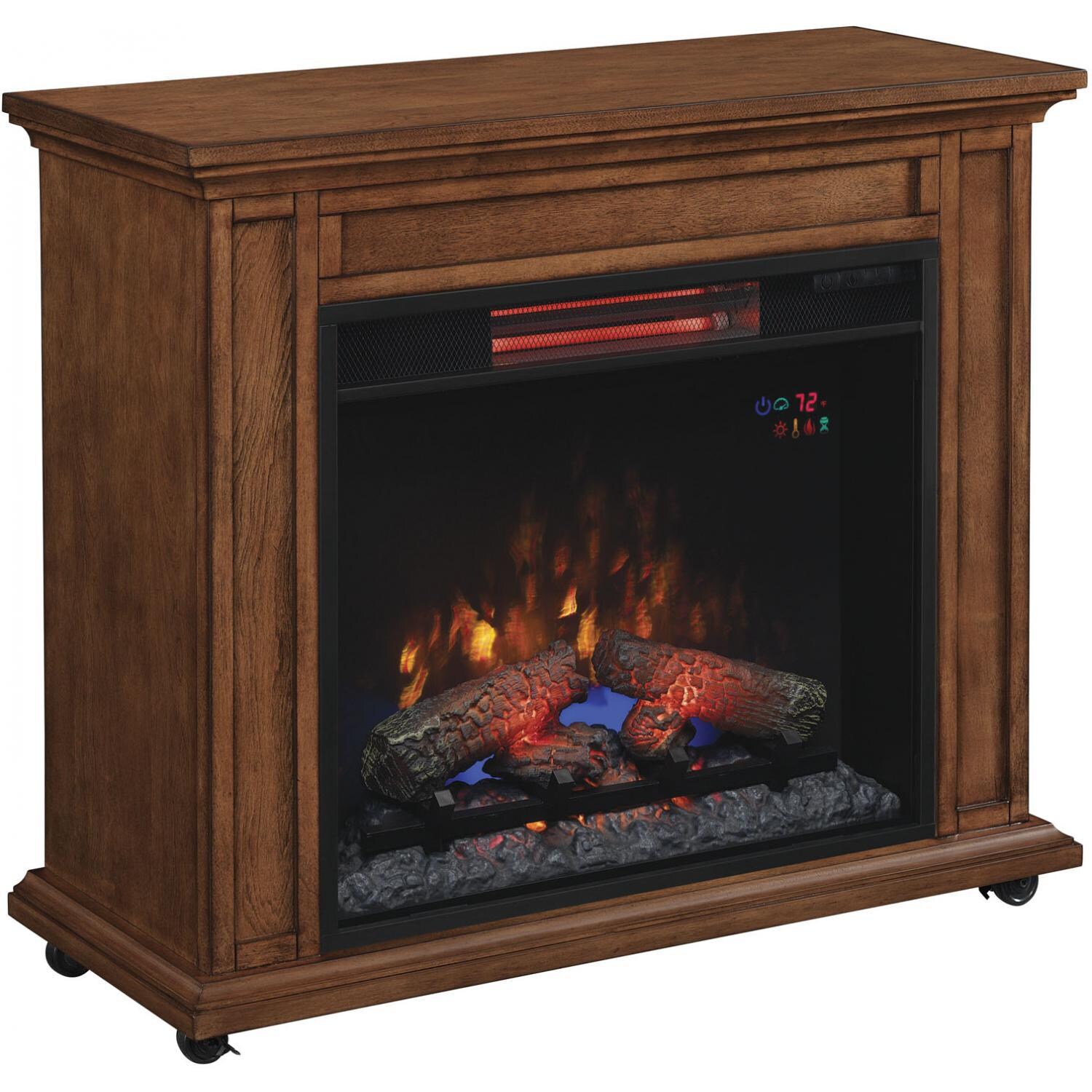 Classic Flame 23IRM1500-O107 Infrared Rolling Mantel - Premium Oak thumbnail