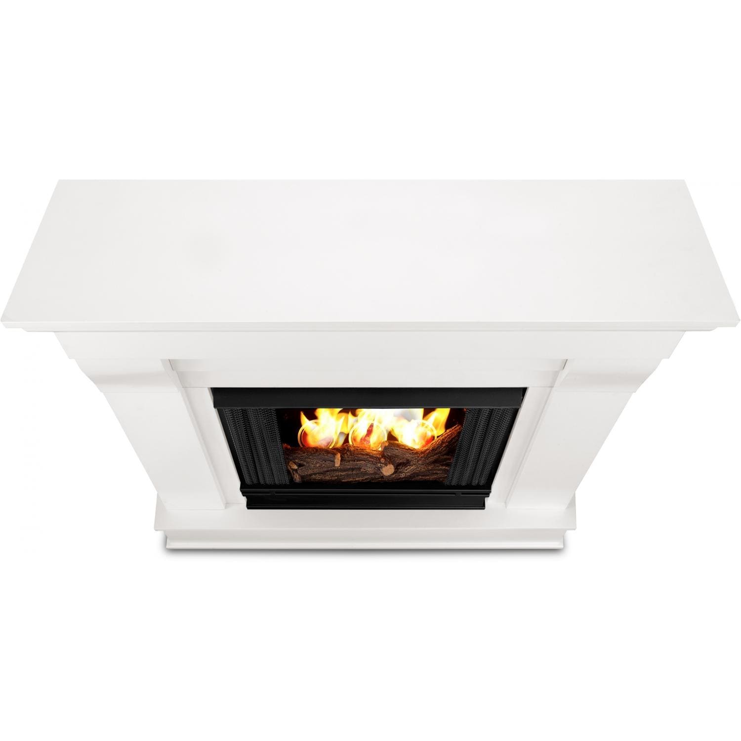 Real Flame Chateau 40Inch Gel Fireplace With Mantel White 5910W