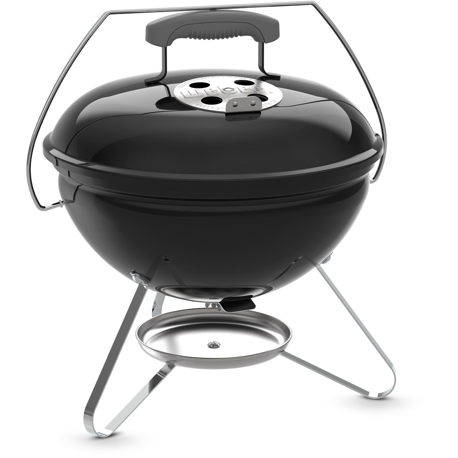 Weber Smokey Joe 14-in Charcoal Grill - Black - 1501695 - Angled Left - White Background thumbnail