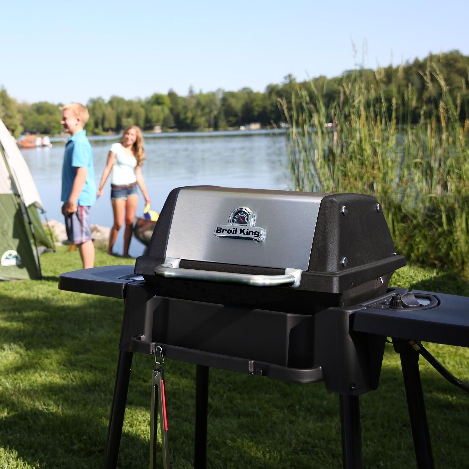 Broil King Porta-Chef 120 Portable Propane Gas Grill - At the Campsite - Lifestyle thumbnail