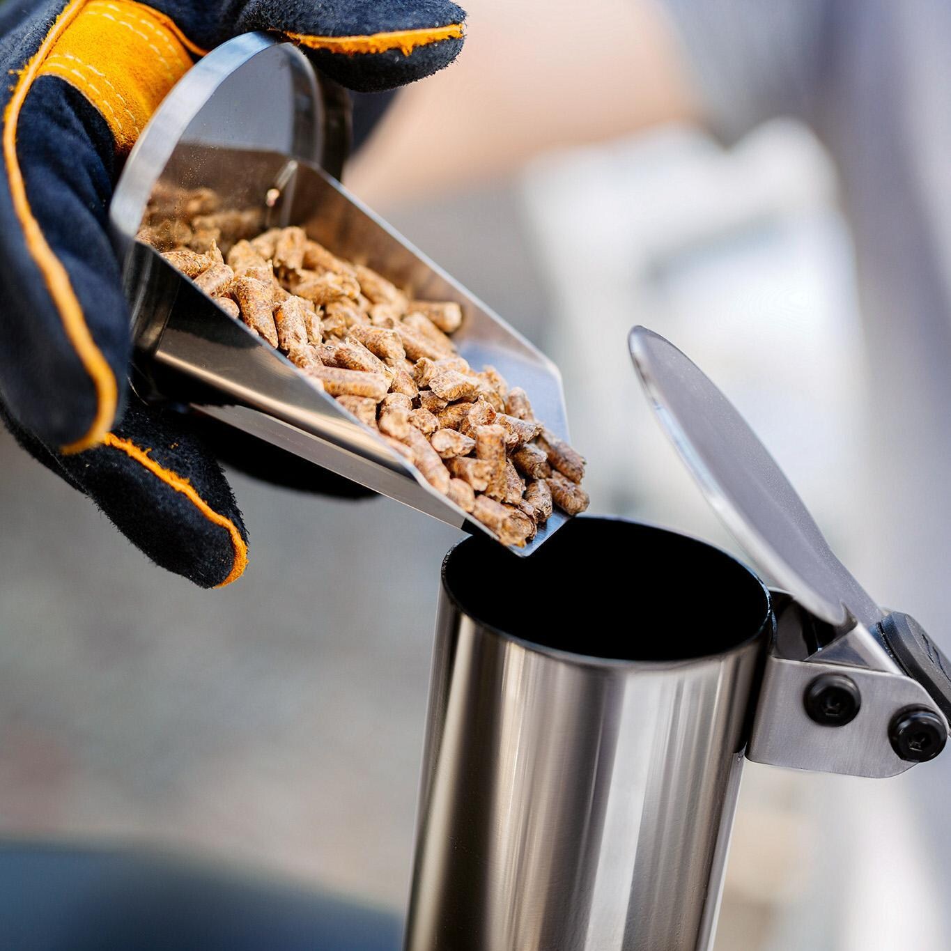 Ooni - UU-P0AD00 - Fyra 12 Wood Pellet Portable Outdoor Pizza Oven - Loading Wood Pellets thumbnail