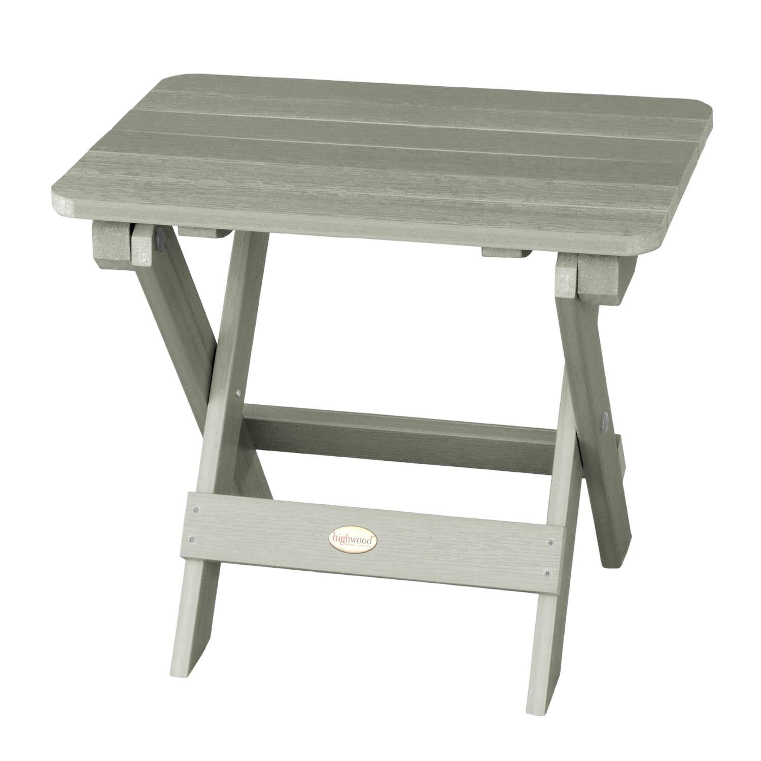 Lakeview Folding Adirondack Side Table - Eucalyptus - Lifestyle thumbnail