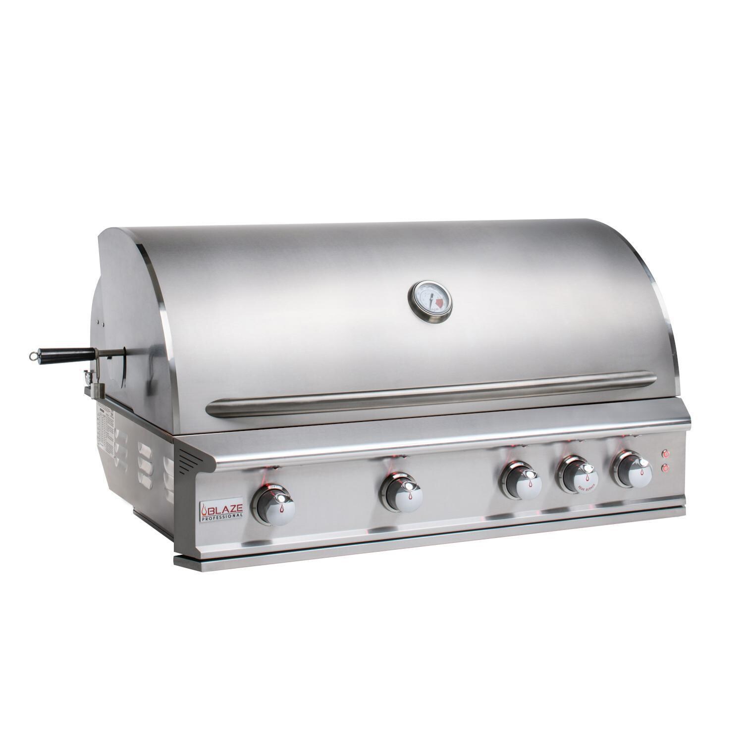 Blaze BLZ-4PRO-LP Professional LUX 44-Inch 4-Burner Built-In Propane Grill With Rear Infrared Burner - Closed View thumbnail