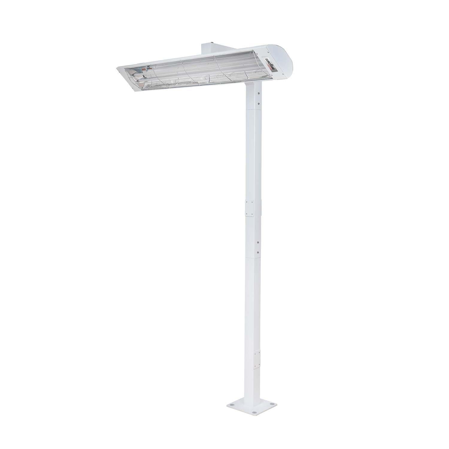 Eurofase EF6108PMW 8ft Single Pole Mount For 6000W Heaters - White Background thumbnail