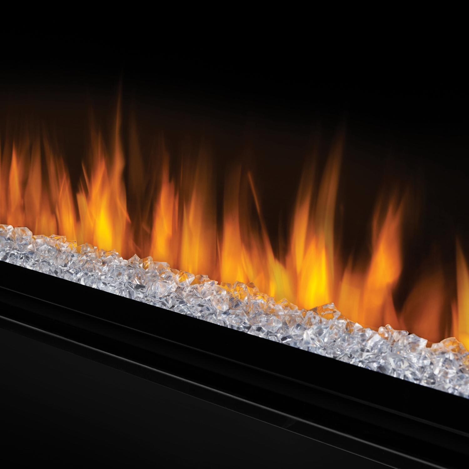 Napoleon NEFL42CHS 42-Inch Alluravision Wall Mount Electric Fireplace -Clear Ember Bed - Orange Flames thumbnail