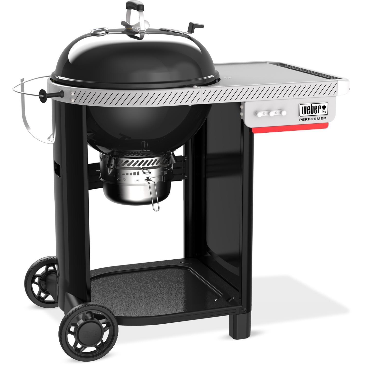 Weber Grills 1501562 Performer 22-in Charcoal Grill - Black - Angled Right - White Background thumbnail